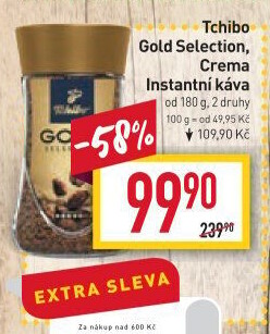 Instantní káva Tchibo Gold Selection