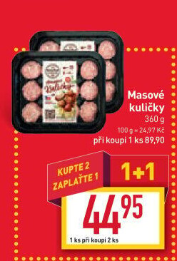 Masové kuličky Snadné vaření Kostelecké uzeniny