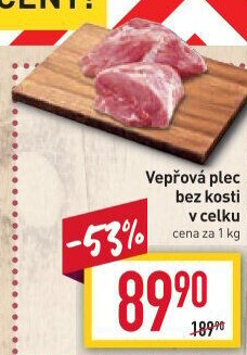 Vepřová plec bez kosti