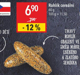 Cereální rohlík