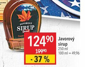 Javorový sirup Druid