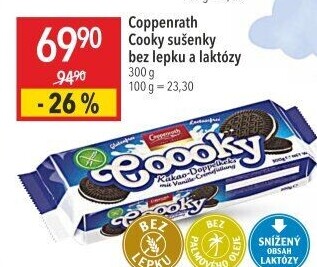 Sušenky bez lepku a laktózy Cooky Coppenrath