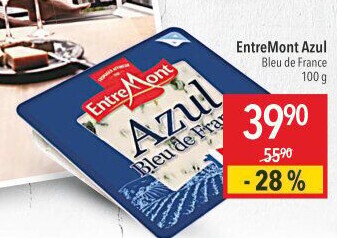 Sýr Bleu de France Azul Entremont