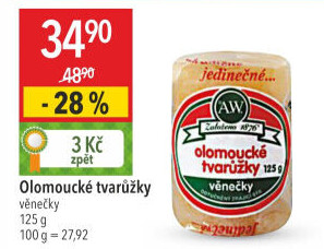 Sýr tvarůžky olomoucké věnečky A.W.