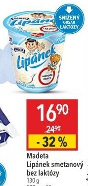 Dezert Lipánek bez laktózy Madeta