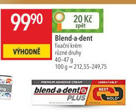 Fixační krém na zubní protézu Dual Power Blend-a-dent
