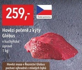 Hovězí pečeně z kýty Globus