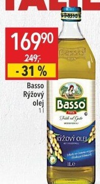 Olej rýžový Basso