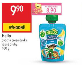 Ovocná kapsička Hello