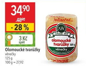 Sýr tvarůžky olomoucké věnečky A.W.