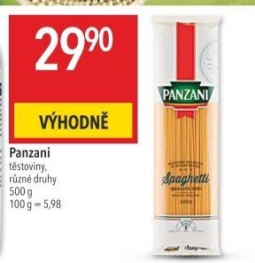 Těstoviny Panzani
