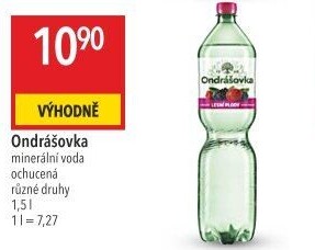 Voda ochucená Ondrášovka