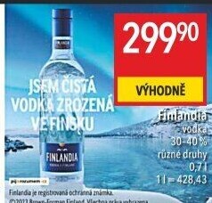 Vodka Finlandia