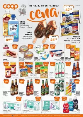 akční leták COOP 12.4.2023-25.4.2023