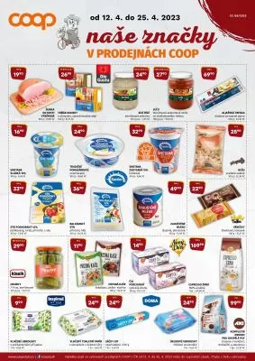 akční leták COOP 12.4.2023-25.4.2023