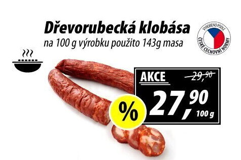 Dřevorubecká klobása