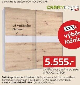 SKŘÍŇ S POSUVNÝMI DVEŘMI