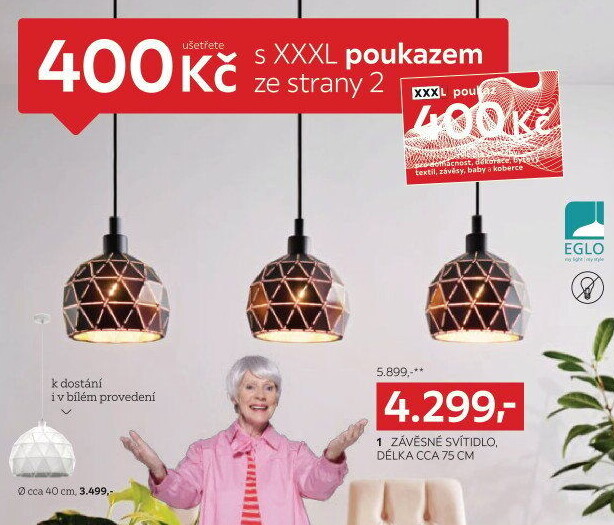 ZÁVĚSNÉ SVÍTIDLO