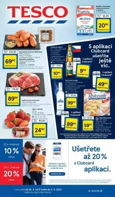 akční leták Tesco 26.4.2023-2.5.2023
