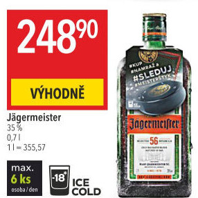 Bylinný likér Jägermeister