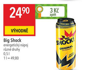 Energetický nápoj Big Shock