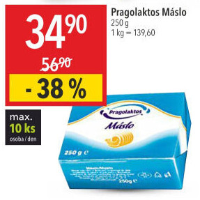 Máslo Mlékárna Pragolaktos