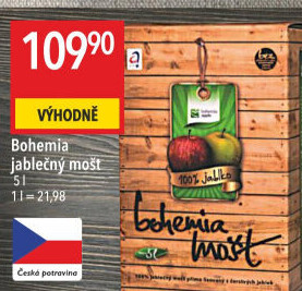 Mošt jablečný Bohemia Apple