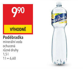 Ochucená voda Poděbradka