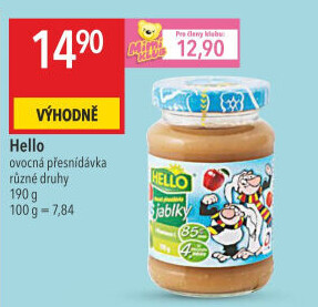 Přesnídávka ovocná Hello