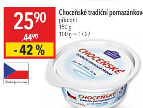 Tradiční pomazánkové Choceňské