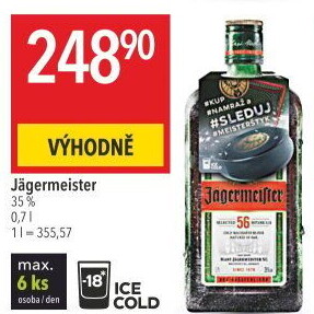 Bylinný likér Jägermeister