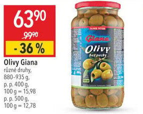 Olivy zelené Giana