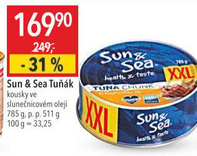 Tuňák kousky v oleji Sun&amp