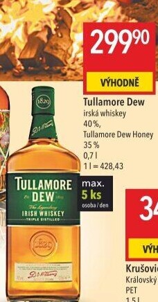 Whisky irská Tullamore Dew