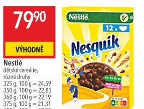 Cereálie Nesquik Nestlé