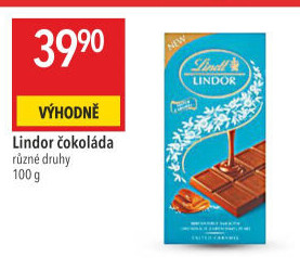 Čokoláda Lindor Lindt
