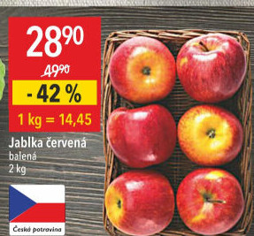 Jablka červená