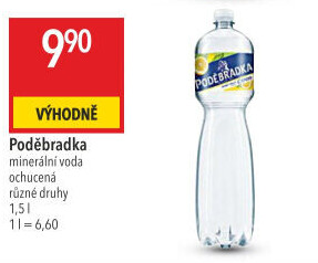 Ochucená voda Poděbradka