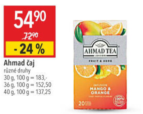 Ovocný čaj Ahmad Tea