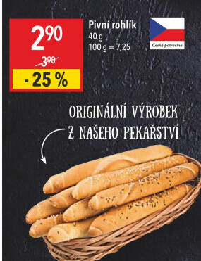 Pivní rohlík