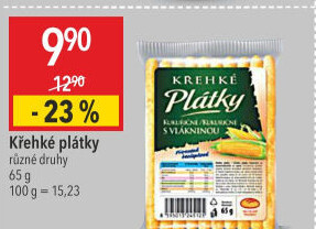 Plátky křehké Michelské pekárny