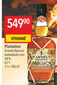 Rum Grand Reserve Plantation