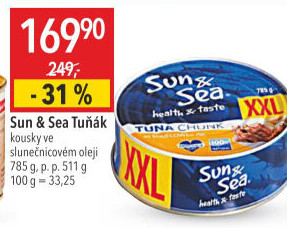 Tuňák kousky v oleji Sun&amp