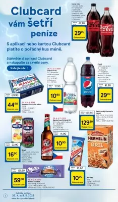 akční leták Tesco 26.4.2023-2.5.2023