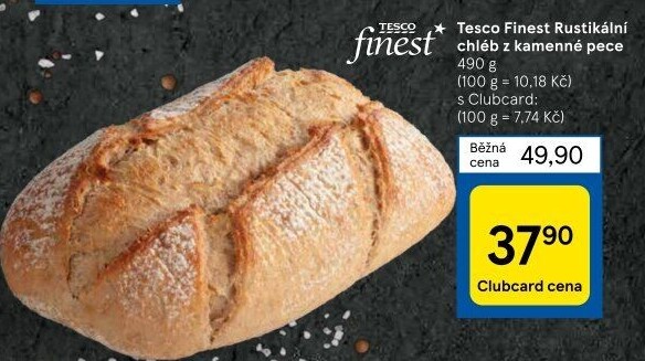 Chléb rustikální Tesco Finest