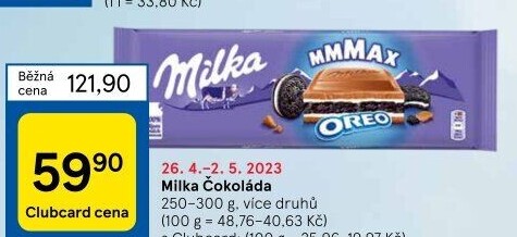 Čokoláda Milka