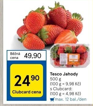 Jahody Tesco