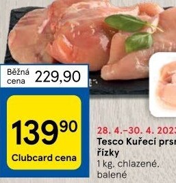 Kuřecí prsní řízky Tesco