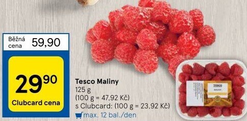Maliny Tesco