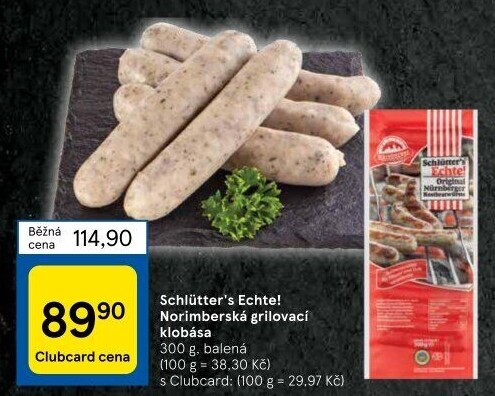 Norimberská klobása Schlütter'
